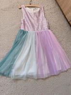 H&M Meisjesjurk met pailletten en tule, maat 134, Ophalen of Verzenden, Zo goed als nieuw