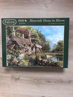 Falcon Riverside Home in Bloom Puzzel 1000 stukjes, Ophalen of Verzenden, 500 t/m 1500 stukjes, Zo goed als nieuw, Legpuzzel
