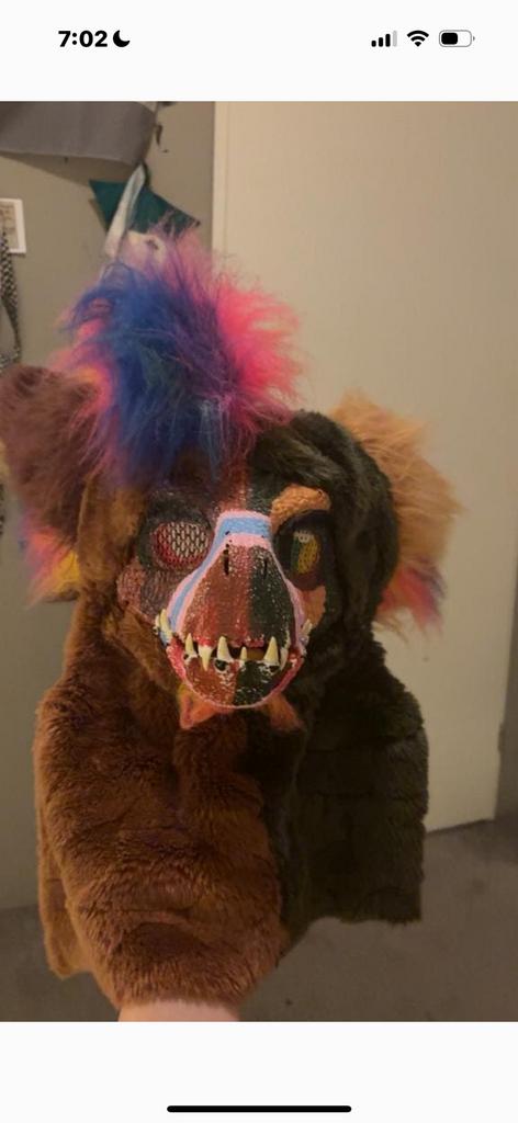 Furry / fursuit / dinomakser, Ophalen, Gebruikt