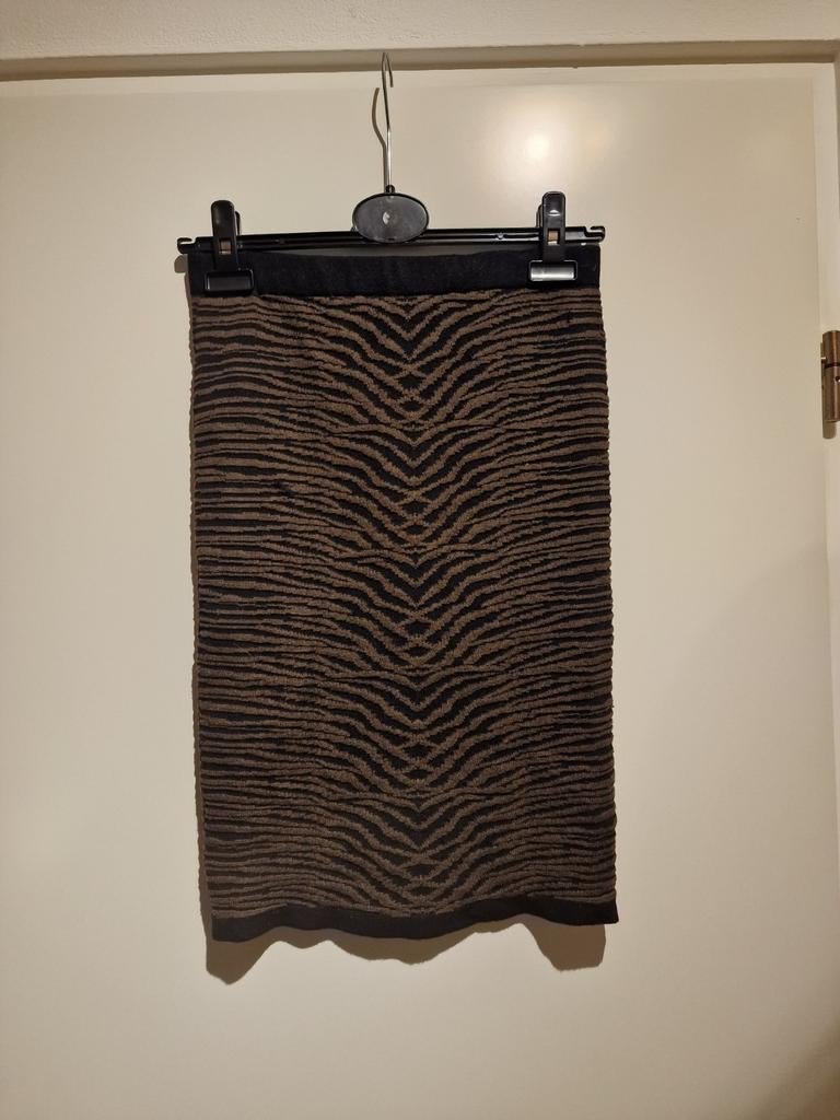 Bruin zwarte dames rok maat m, Kleding | Dames, Rokken, Maat 38/40 (M), Bring on the night, Zwart, Ophalen of Verzenden