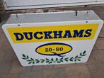 Oude Duckhams Oil dubbelzijdige reclame lichtbak 60cm bieden, Ophalen, Eu, Gebruikt, Eu