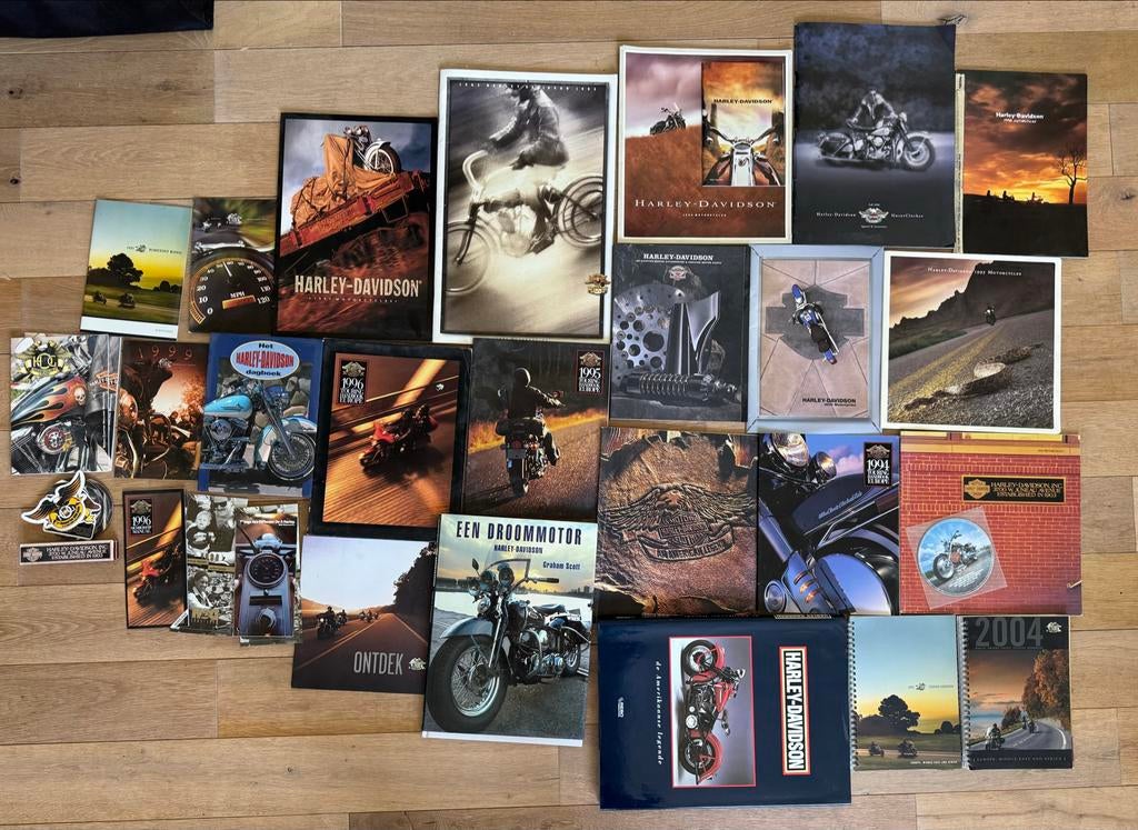 Grote Verzameling Harley-Davidson Magazines & Boeken, Ophalen, Gelezen, Merk of Model