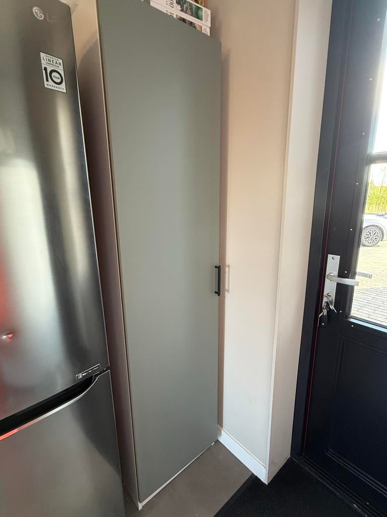 Ikea Pax Kast Groen - 201x50x60cm met lade & schoenenrek, Ophalen, Gebruikt, 200 cm of meer, 50 tot 100 cm