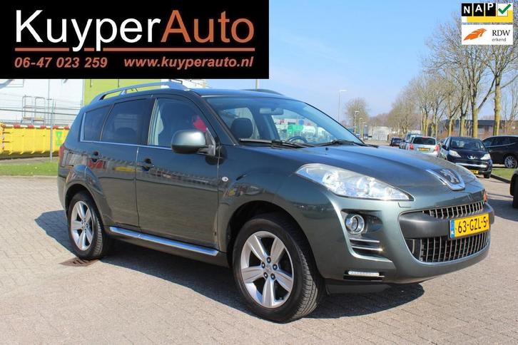Peugeot 4007 2.4 GT 7p AUTOMAAT CAMERA TREKHAAK MULTIMEDIA V, Auto's, Peugeot, Bedrijf, Te koop, 4x4, Achteruitrijcamera, Airbags