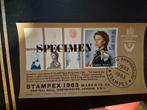 Postzegel blok specimen stampex 1963, Ophalen of Verzenden, Postfris, Overige thema's