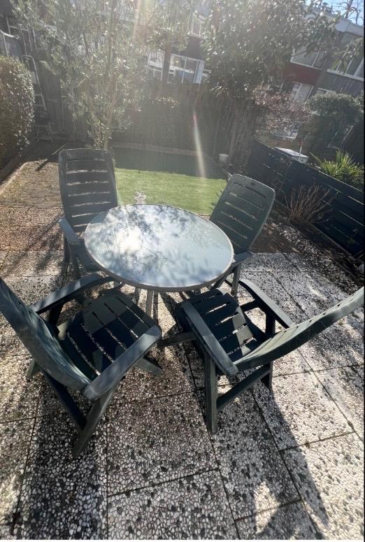 Tuin stoel, Ophalen of Verzenden, Gebruikt, Kunststof