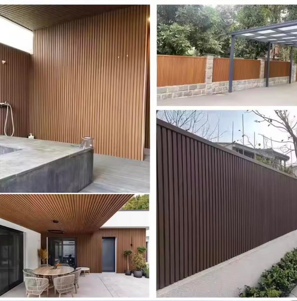 Gevelbekleding-wandpanelen / houtlook / duurzaam matriaal, Huis en Inrichting, Meerkleurig, Nieuw, Ophalen of Verzenden, 22 cm