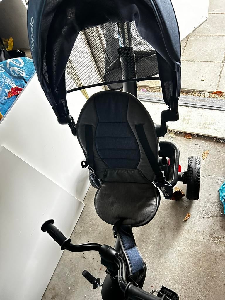 Driewieler met duwstang peuter, Ophalen of Verzenden, Zo goed als nieuw, Duwstang