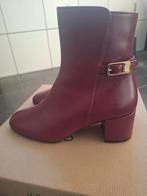 Prachtige NIEUWE donkerrode enkellaarsjes van HÖGL, mt 37, Ophalen of Verzenden, Nieuw, Rood