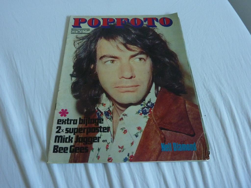 POPFOTO 1972-SWEET-M JAGGER-BEEGEES-BEACH BOYS-SLADE, Verzamelen, Verzenden, 1960 tot 1980, Tijdschrift