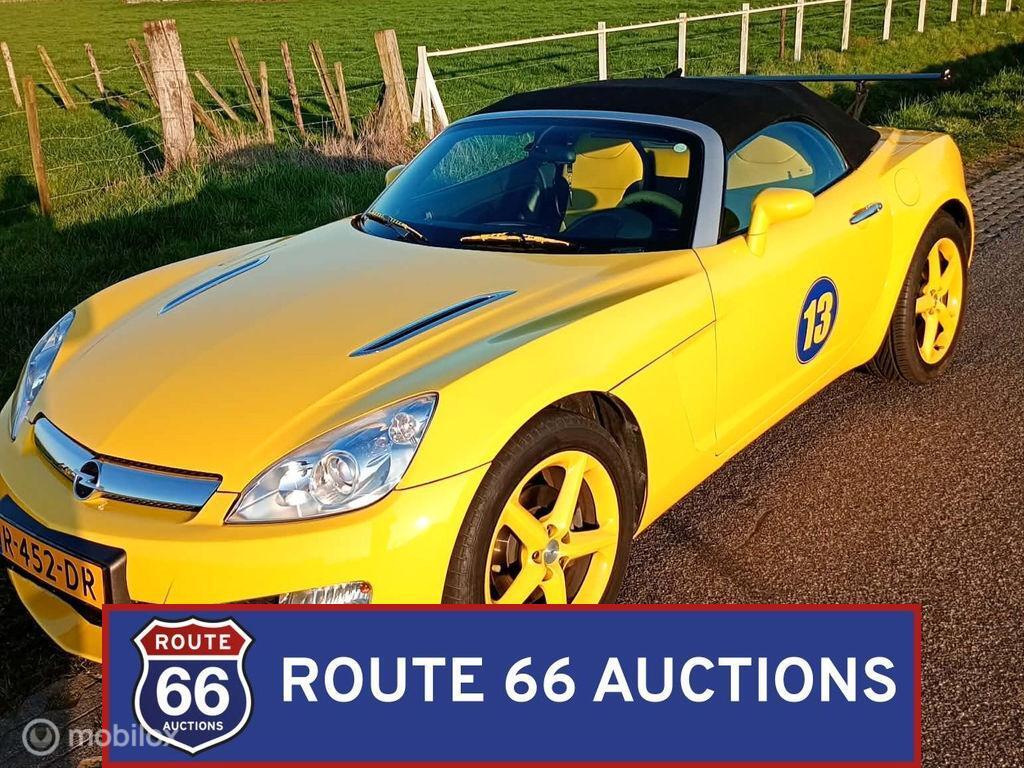 Opel GT Roadster | 2008 | Route 66 Auctions, Auto's, Opel, Gebruikt, Overige carrosserieën, Zwart, Bedrijf