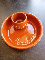 Aardewerken Olijvenschaal met Pitjeshouder, Ophalen of Verzenden