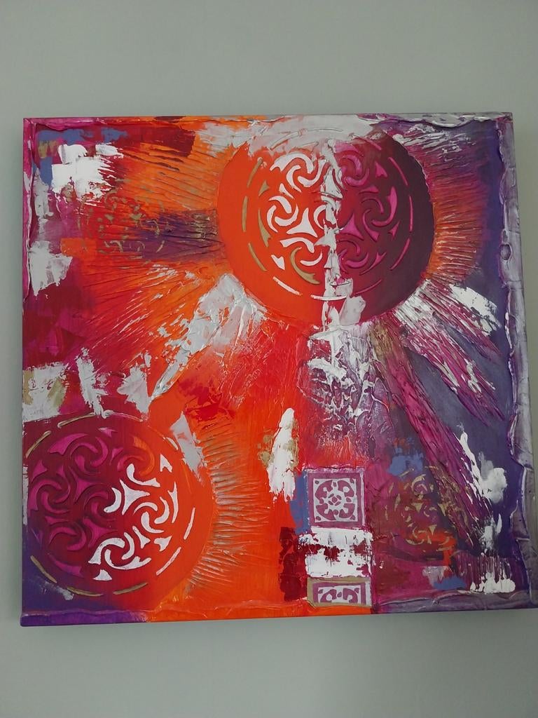 Abstract Schilderij - Cobra Art Company, Ophalen of Verzenden