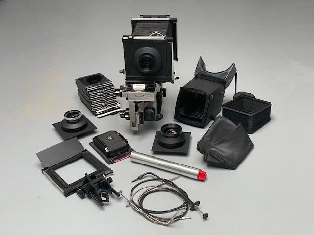 Sinar P kit met lenzen   sluiter in koffer, Ophalen, Gebruikt, Spiegelreflex, Overige Merken