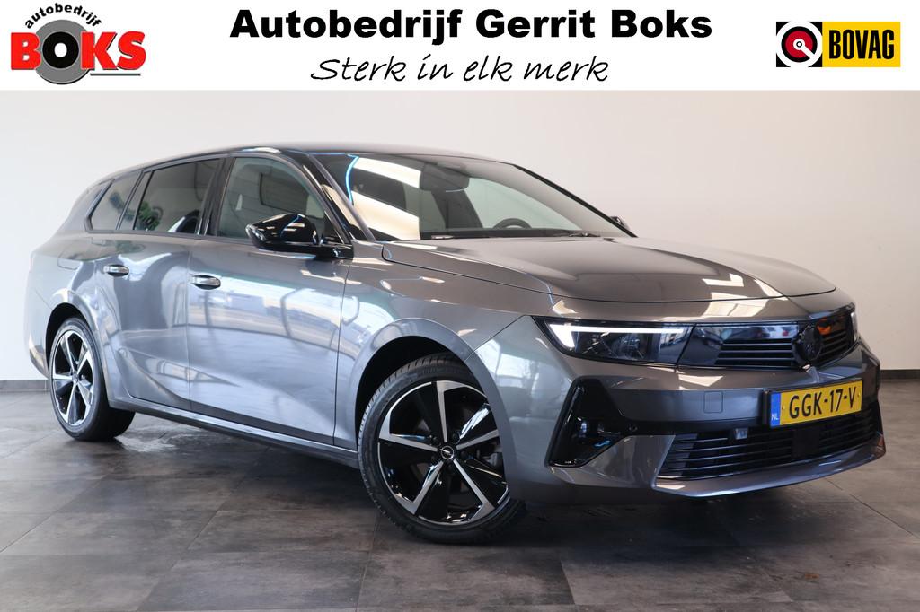 Opel Astra Sports Tourer 1.2 Turbo Hybrid GS Full-led Head-u, Auto's, 136 pk, 1199 cc, Leder en Stof, Origineel Nederlands