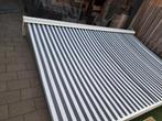 Knikarmscherm zonnescherm 400 cm breed Uitval 300 cm, 150 tot 300 cm, Ophalen, Knikarmscherm