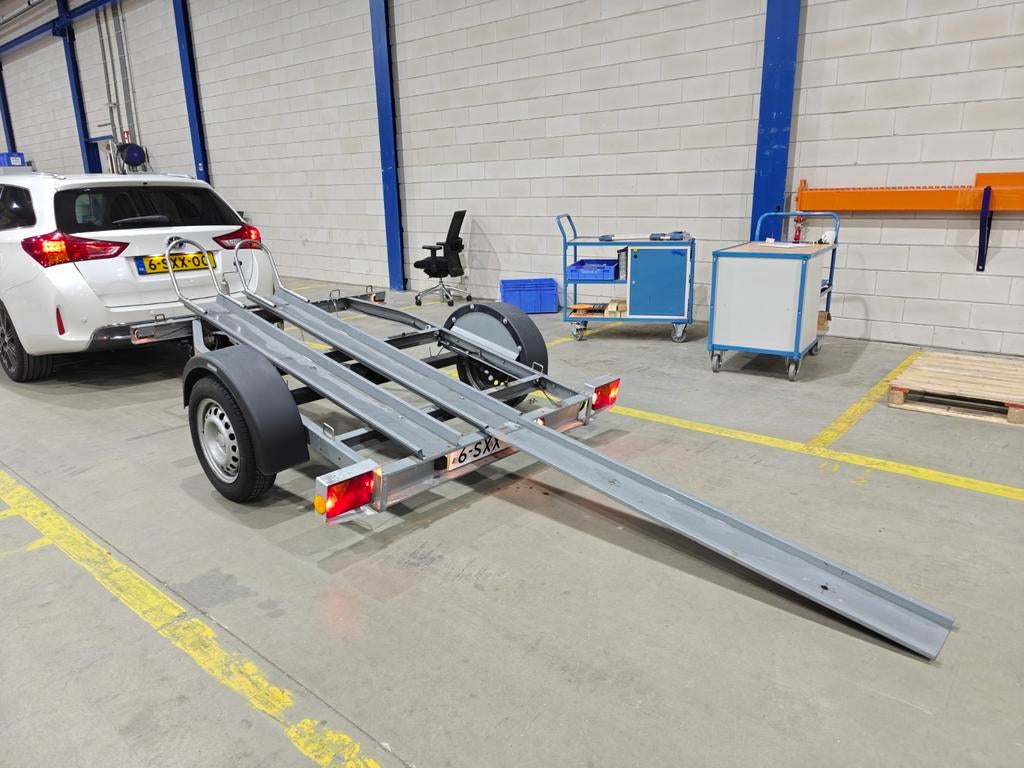 Neptun Motoraanhanger Motortrailer voor 2 motoren, Ophalen, Gebruikt