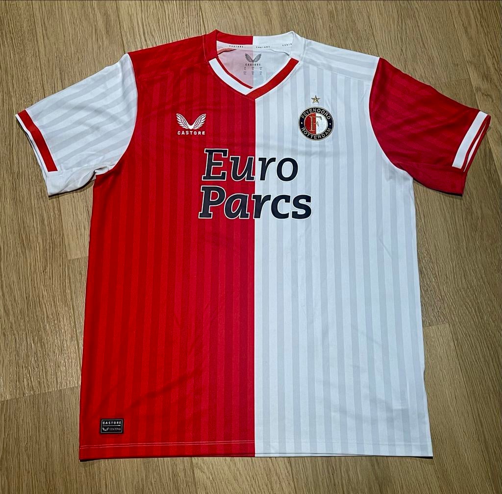 Feyenoord Castore Thuisshirt 2023/2024 - Maat XL, Maat XL, Verzenden, Gebruikt, Shirt