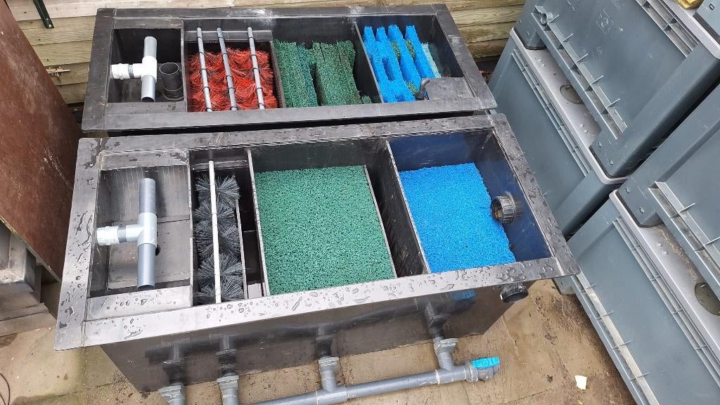 Twee hdpe vijver filters, Ophalen, Gebruikt, Vijverfilter