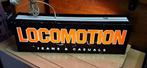 Toffe lichtbak, lichtreclame van Locomotion Jeans & Casuals., Ophalen, Gebruikt, ., Lichtbak of (neon) lamp