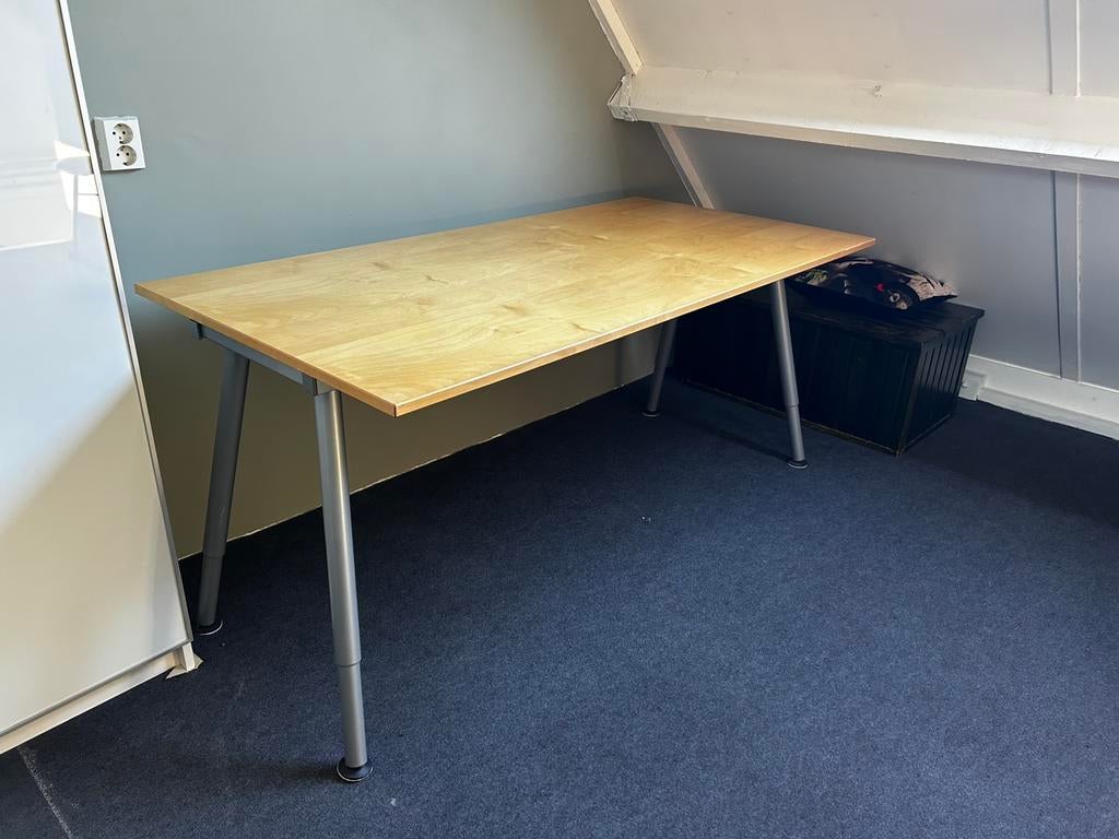 Galant bureau IKEA, Huis en Inrichting, Bureaus, Ophalen, 160 cm, Gebruikt, Scandinavisch