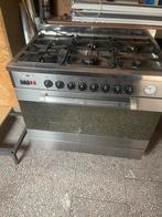 Vrijstaand Gasfornuis met Oven - 6 Pitten, Ophalen, Gebruikt, 60 cm of meer, Gas