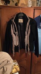 Running Bear country & western suède jas, Ophalen, Zwart, Maat 36 (S), Onbekend