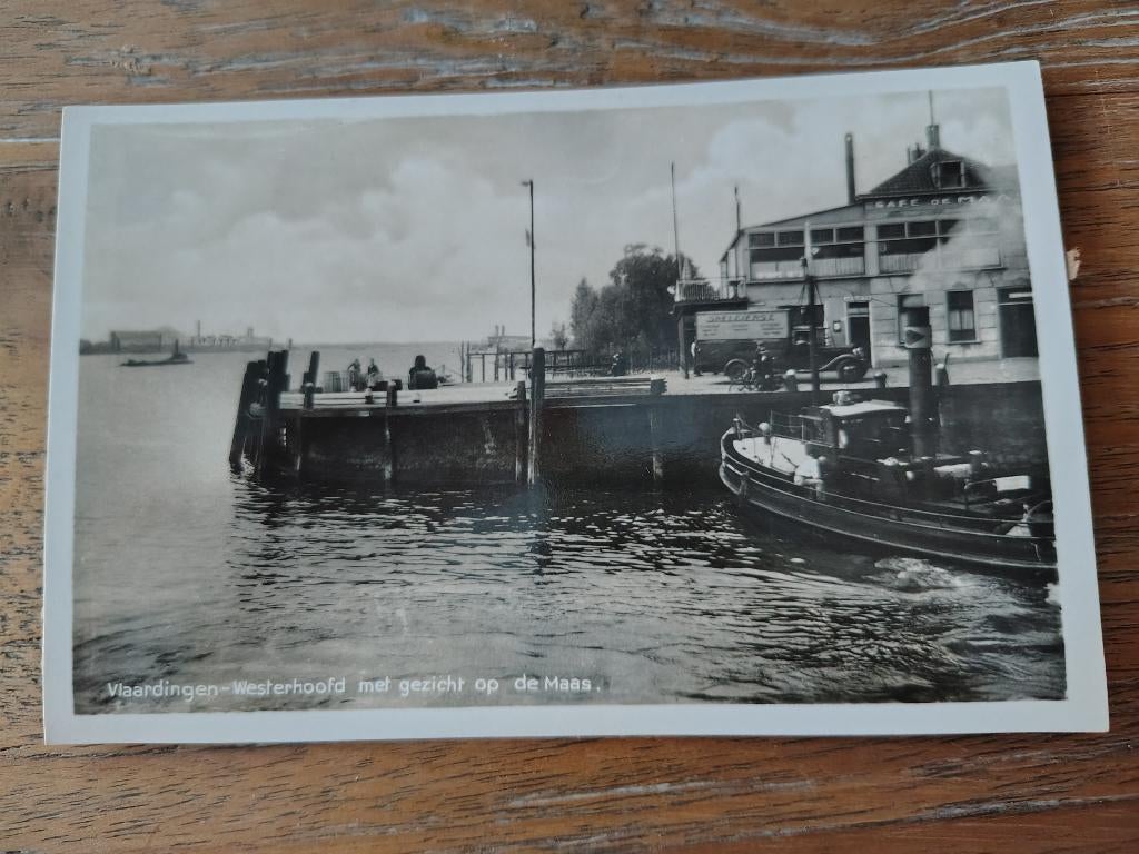 Vlaardingen westerhoofd met gezicht op de maas, Verzenden, Voor 1920, Zuid-Holland