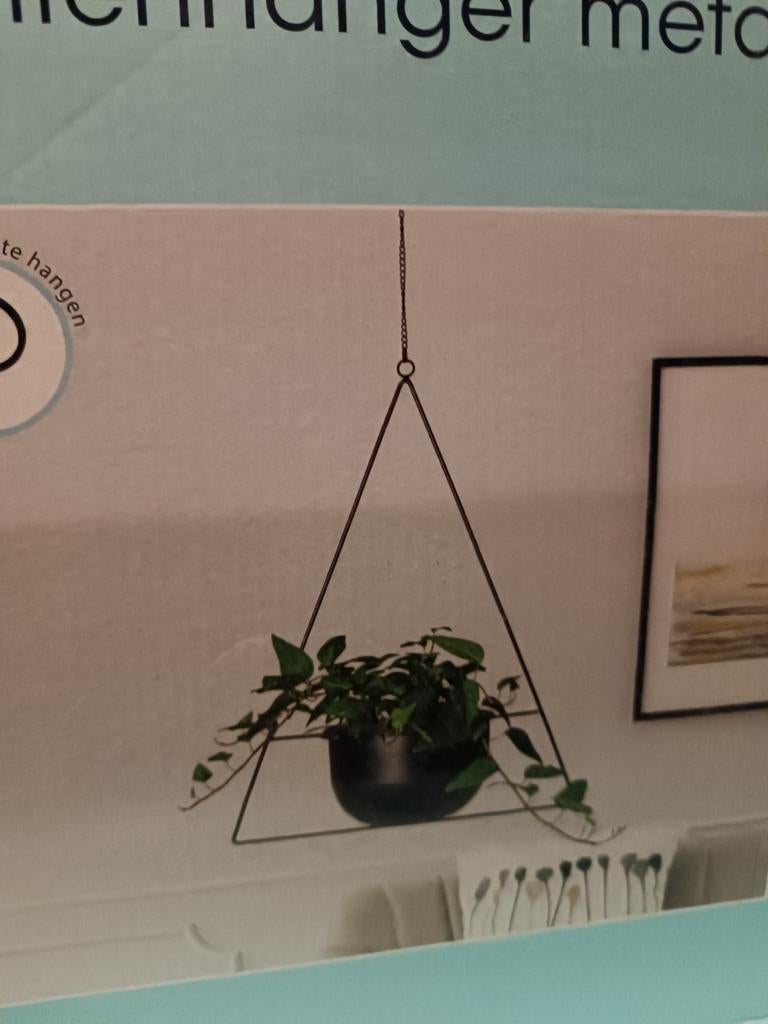 Hangplant hangpot, Rond, Nieuw, Ophalen of Verzenden, Minder dan 25 cm