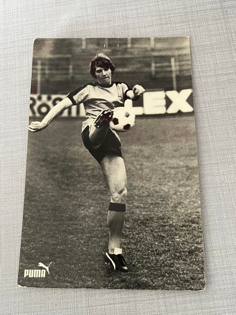 Ruud Krol Ajax Spelerskaart Puma All Weather Sports, Verzamelen, Sportartikelen en Voetbal, Ophalen of Verzenden, Gebruikt, Ajax