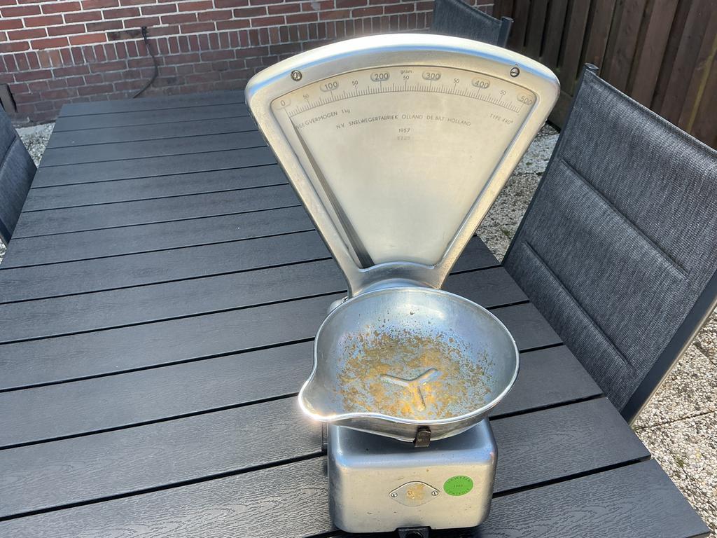 Olland Weegschaal uit 1957 - Goed Werkend en Geijkt, Ophalen, Gebruikt
