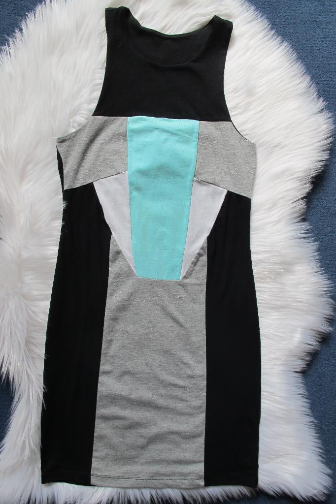 Colour block dress (H&M), H&M, Overige kleuren, Ophalen of Verzenden, Zo goed als nieuw