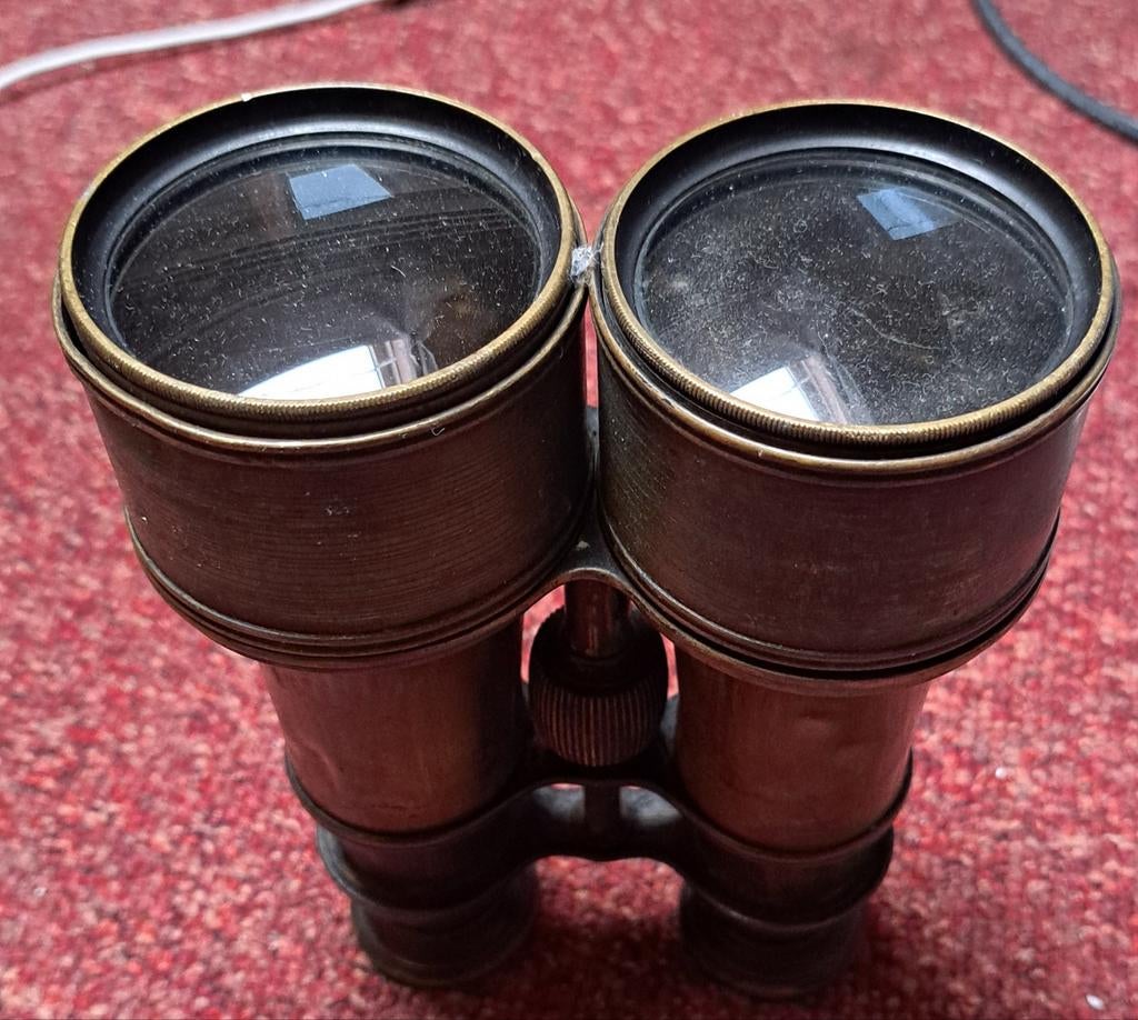 Antieke verrekijker - Vintage messing opera verrekijker, Ophalen, Gebruikt, Minder dan 8x, Overige typen