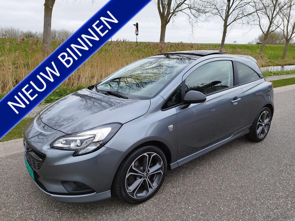 Opel Corsa 1.4 Turbo S OPC PANO DAK * CARBON * Leder *, Auto's, Opel, 1203 kg, Gebruikt, Zwart, 4 cilinders