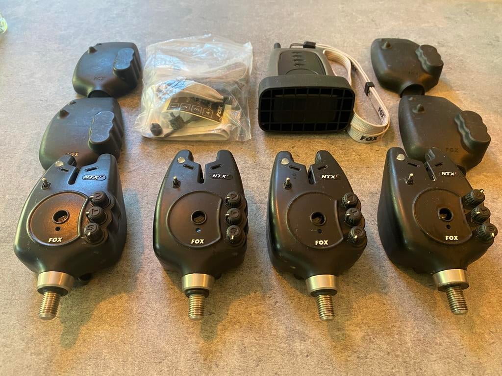 Fox NTXR Beetmelders Set - Complete Set met Receiver, Ophalen of Verzenden, Gebruikt, Overige typen