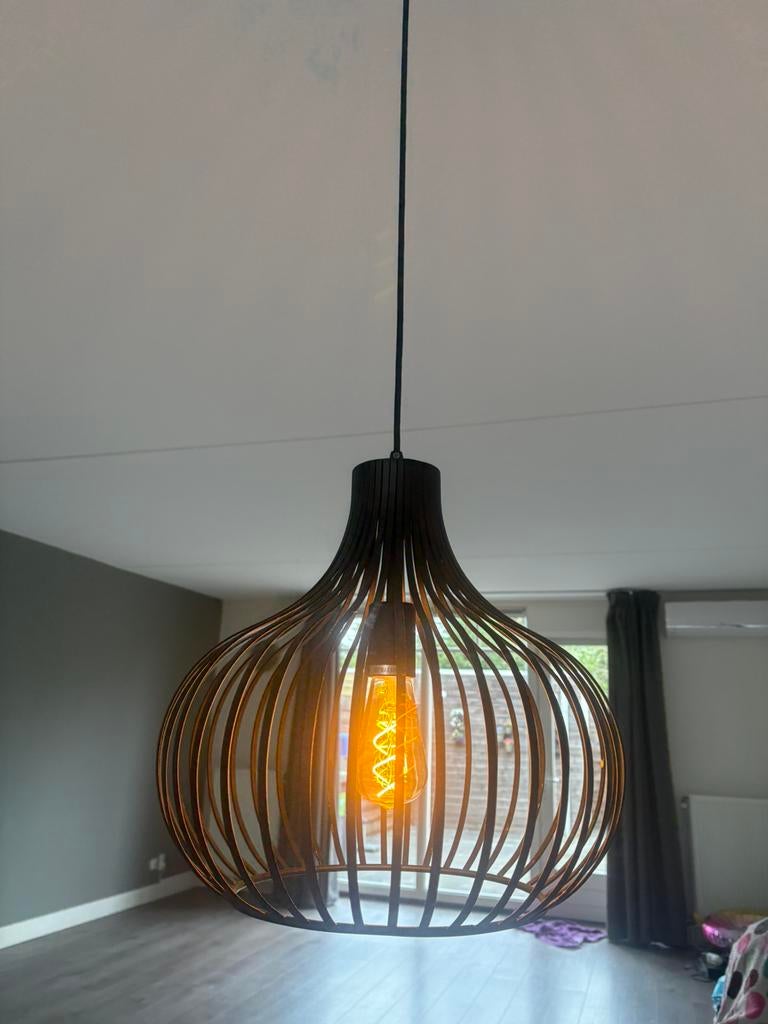 Hanglamp zwart webo lampenwinkel Aglio, Ophalen, Zo goed als nieuw, Minder dan 50 cm