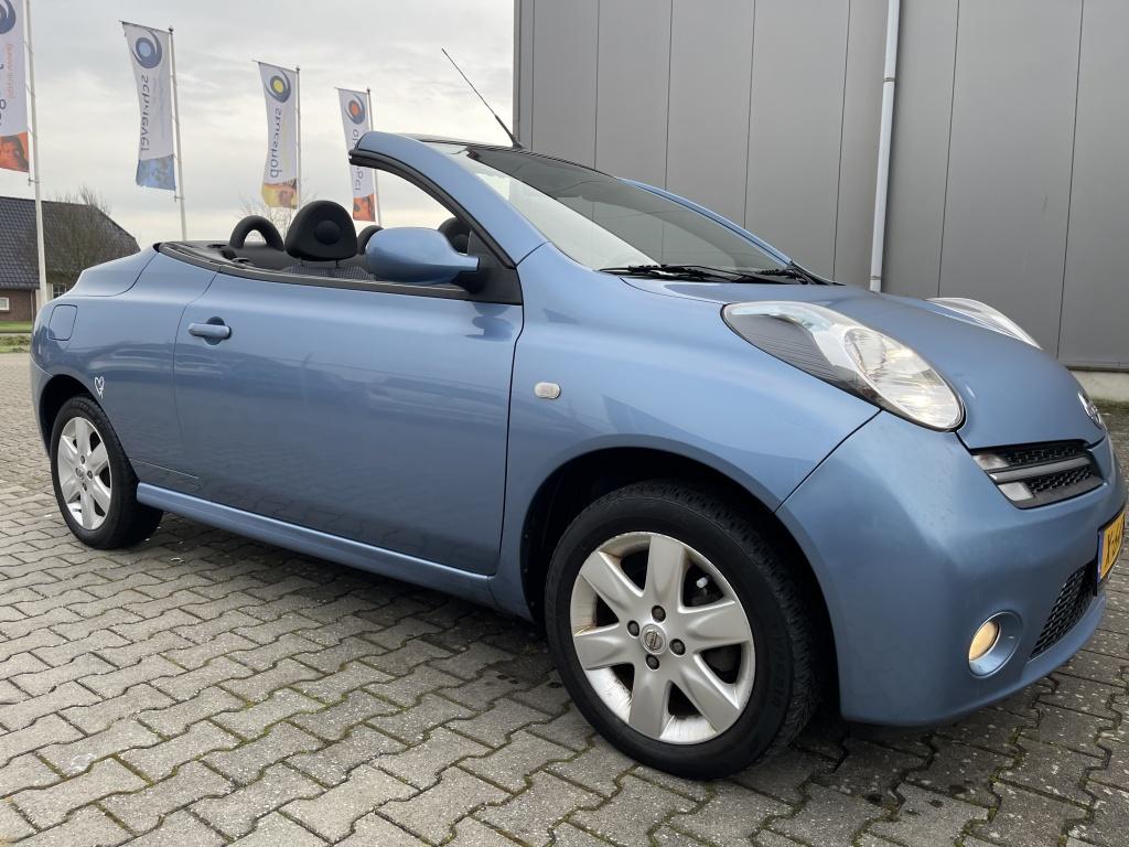 Nissan Micra C+C 1.4 AIRCO 81.161km APK: Nieuw bij afleverin, Auto's, Gebruikt, 750 kg, 4 cilinders, Cabriolet
