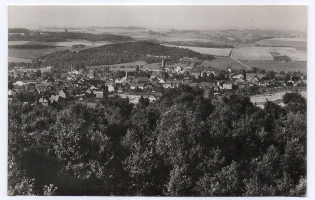 Vaals Panorama Jeugdherberg 't Heemet 1953, Verzamelen, Ansichtkaarten | Nederland, Ophalen, 1940 tot 1960, Gelopen, Limburg