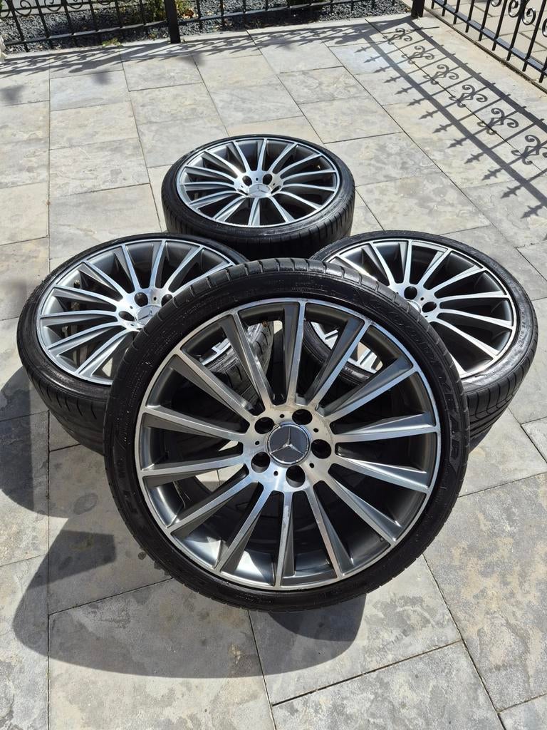 Mercedes-Benz 19 inch 5x112  zomerbanden met velgen, Auto-onderdelen, Banden en Velgen, Banden en Velgen, Personenwagen, Zomerbanden