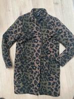 Shoeby eksept jas met panterprint groen/bruin - Maat 38 (M), Kleding | Dames, Jassen | Winter, Ophalen of Verzenden, Gedragen
