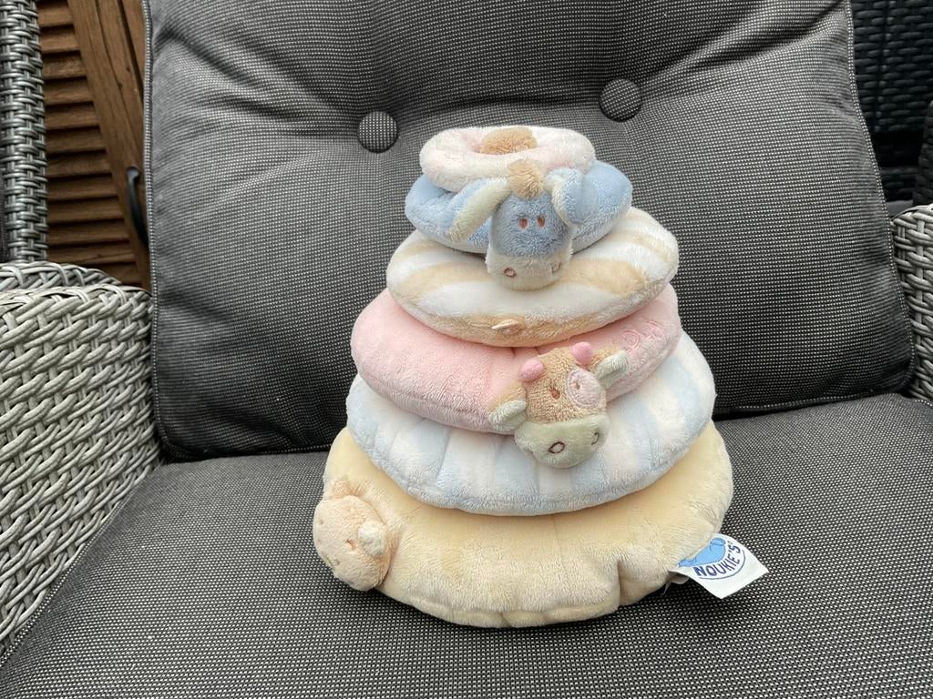 Nieuwe zgan pluche Noukie’s stapelringen knuffel, Overige karakters, Ophalen, Nieuw, Overige typen