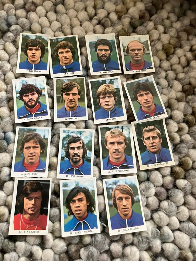 Poster/page De Magazine – Équipe Ajax Amsterdam 1977 – Original