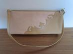 Nr.135: Vintage tas Handtas van Claudio Ferrici roze en beig, Sieraden, Tassen en Uiterlijk, Ophalen of Verzenden, Nieuw, Overige kleuren
