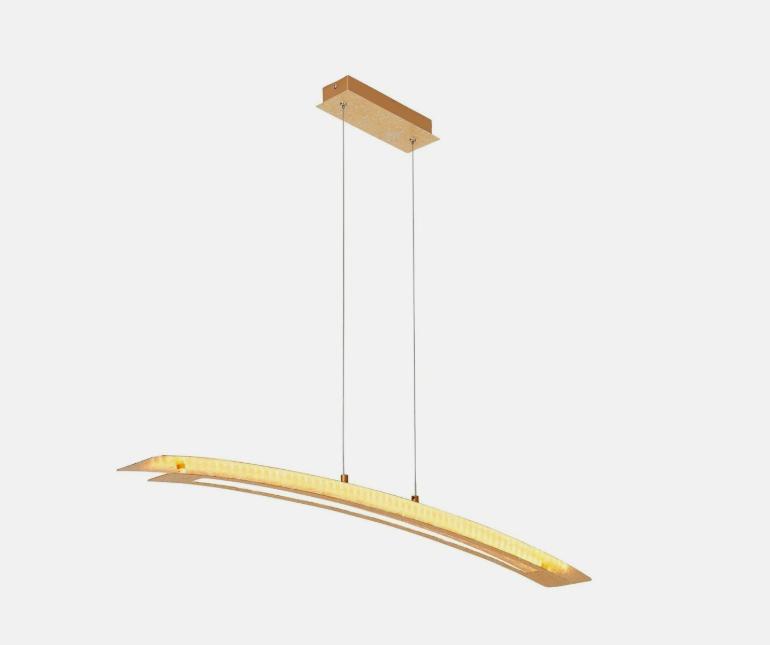 Briloner 4713-017 hanglamp led 18W goud 110cm NIEUW, Nieuw, Ophalen of Verzenden, Modern, Metaal