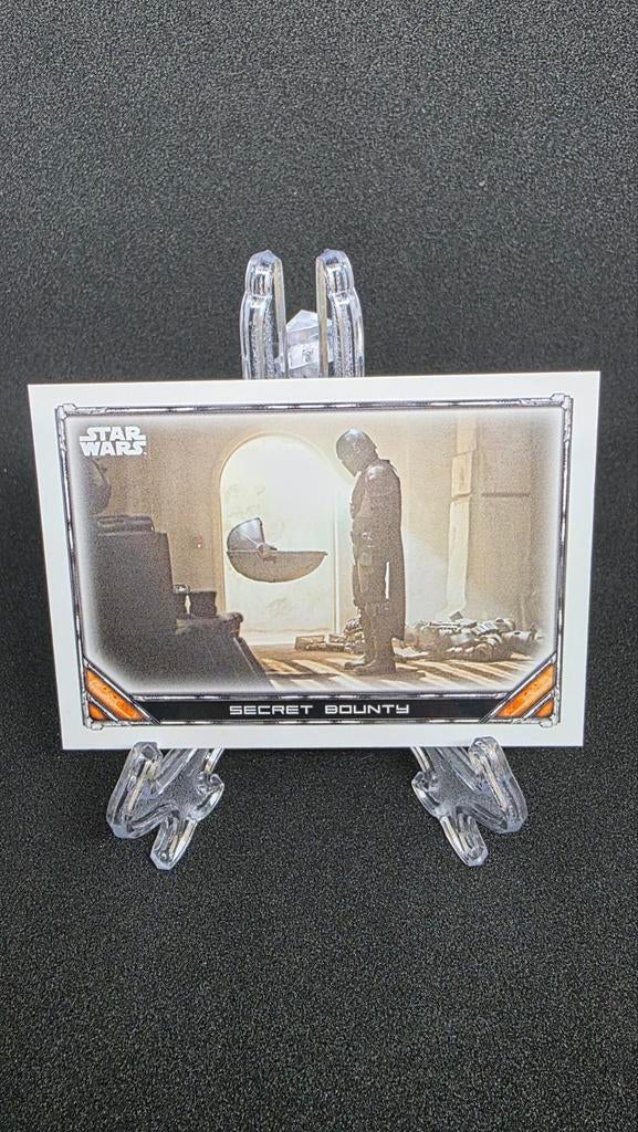 Topps Star Wars Mandalorian Secret Bounty kaart, Ophalen of Verzenden, Zo goed als nieuw, Losse kaart