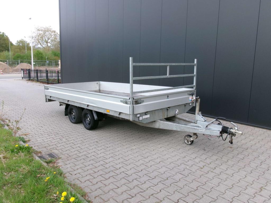 Hapert plateauwagen. 405x200 cm. 3500 kg. incl oprijpakket, Gebruikt, Niet ingevuld, Niet ingevuld, Ophalen