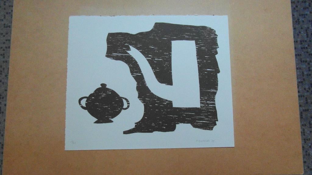 KLAAS GUBBELS ; KAN en POT, gesigneerd, Ophalen of Verzenden