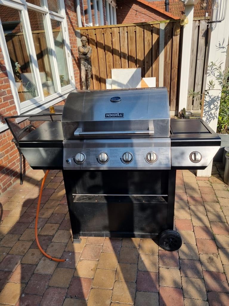 Nexgrill BBQ 4 branders met extra gaspit, Ophalen, Gebruikt, Nexgrill