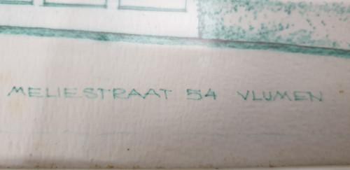 -	Prent huis, meliestraat 54 vlijmen, Ophalen of Verzenden, 'T Olde Gre-j, Info@toldegrej.nl, Endepoelstraat 20f Didam