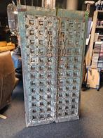 Oude deur uit India uniek ! Geoen/creme, Ophalen of Verzenden